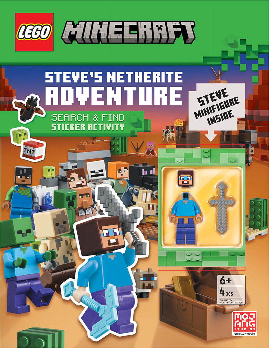 LEGO Minecraft: Steve's Netherite Adventure 
