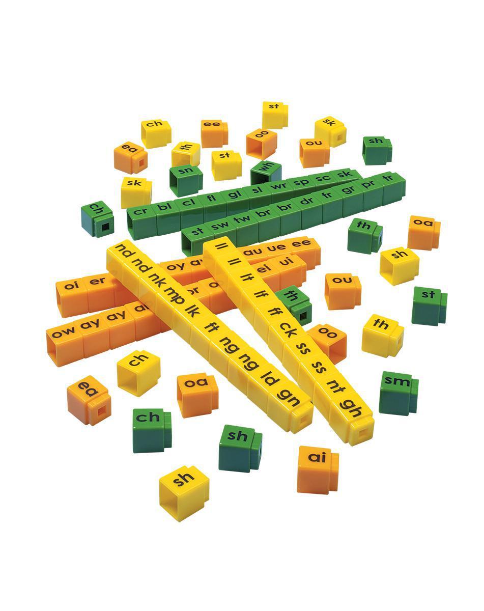 Unifix Reading Blends Cubes