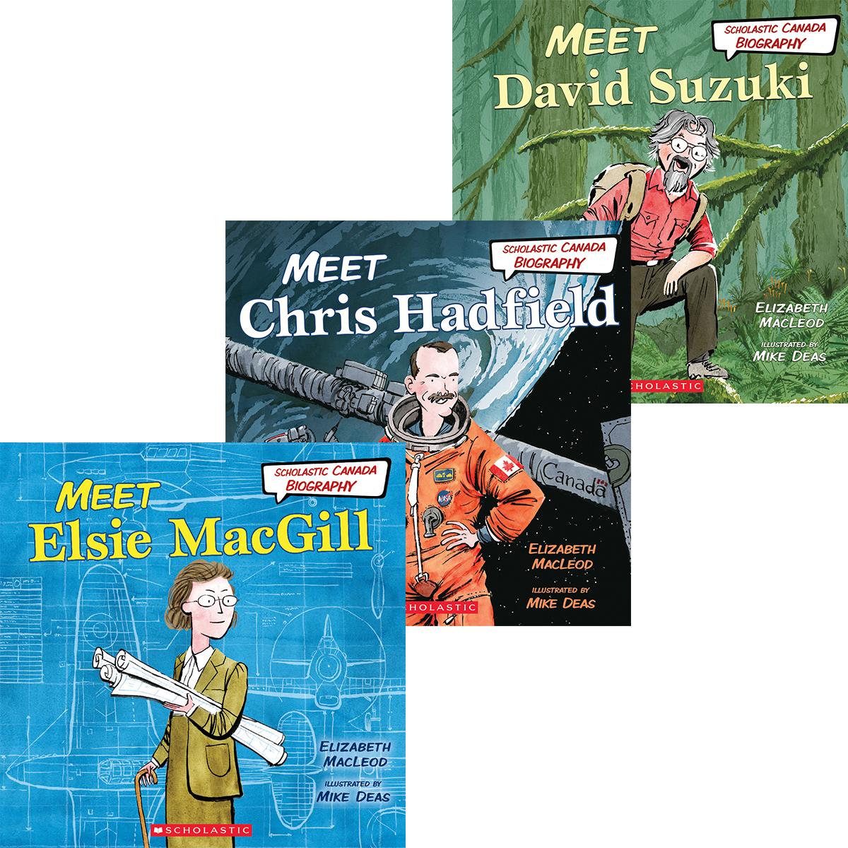  Scholastic Canada Biography STEM 3-Pack 