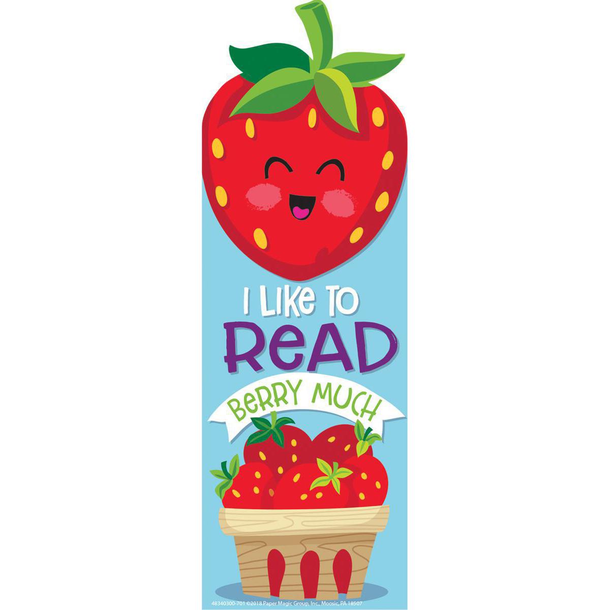  Strawberry Scented Bookmark 