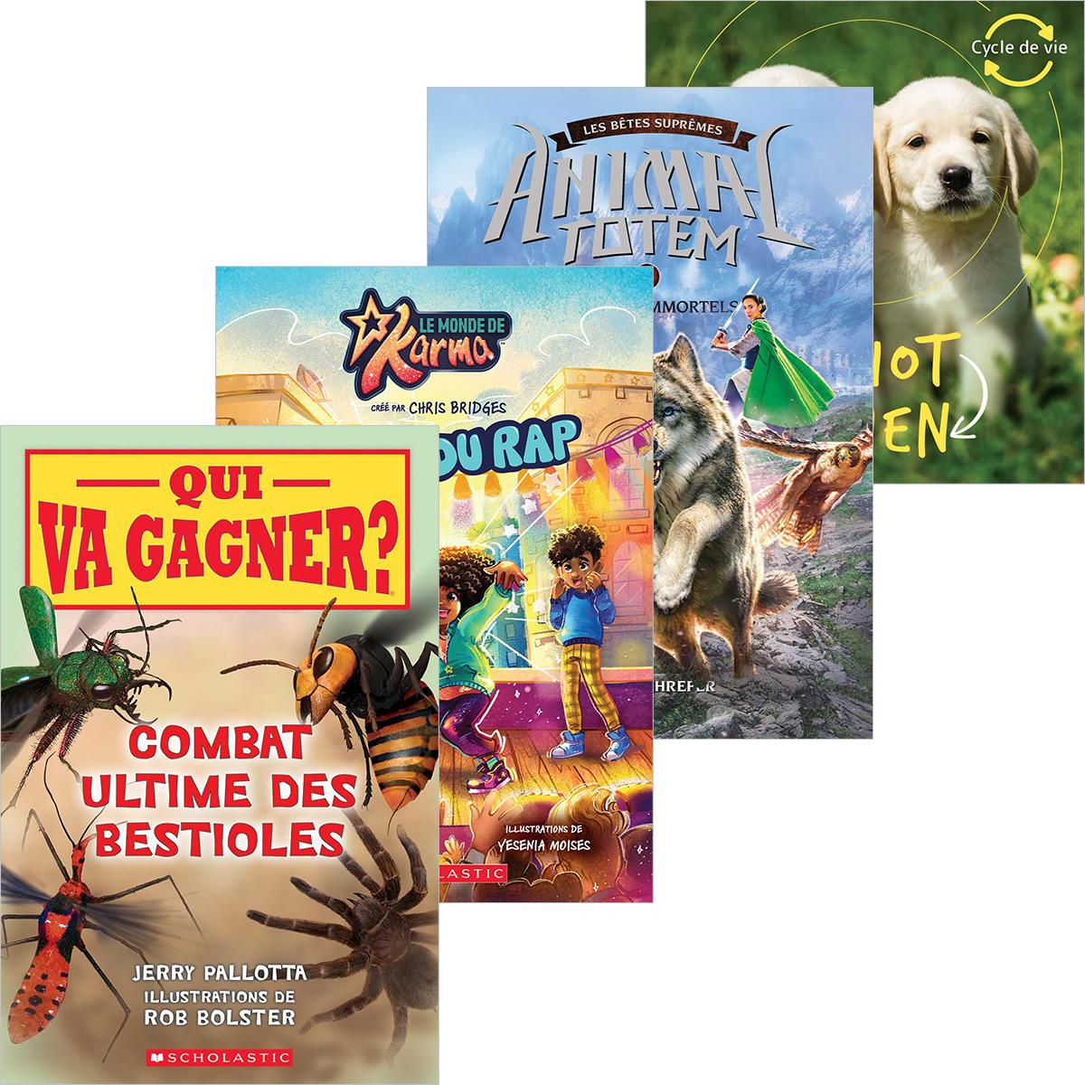  Bibliothèque de classe 3e à 5e année - 20 livres 