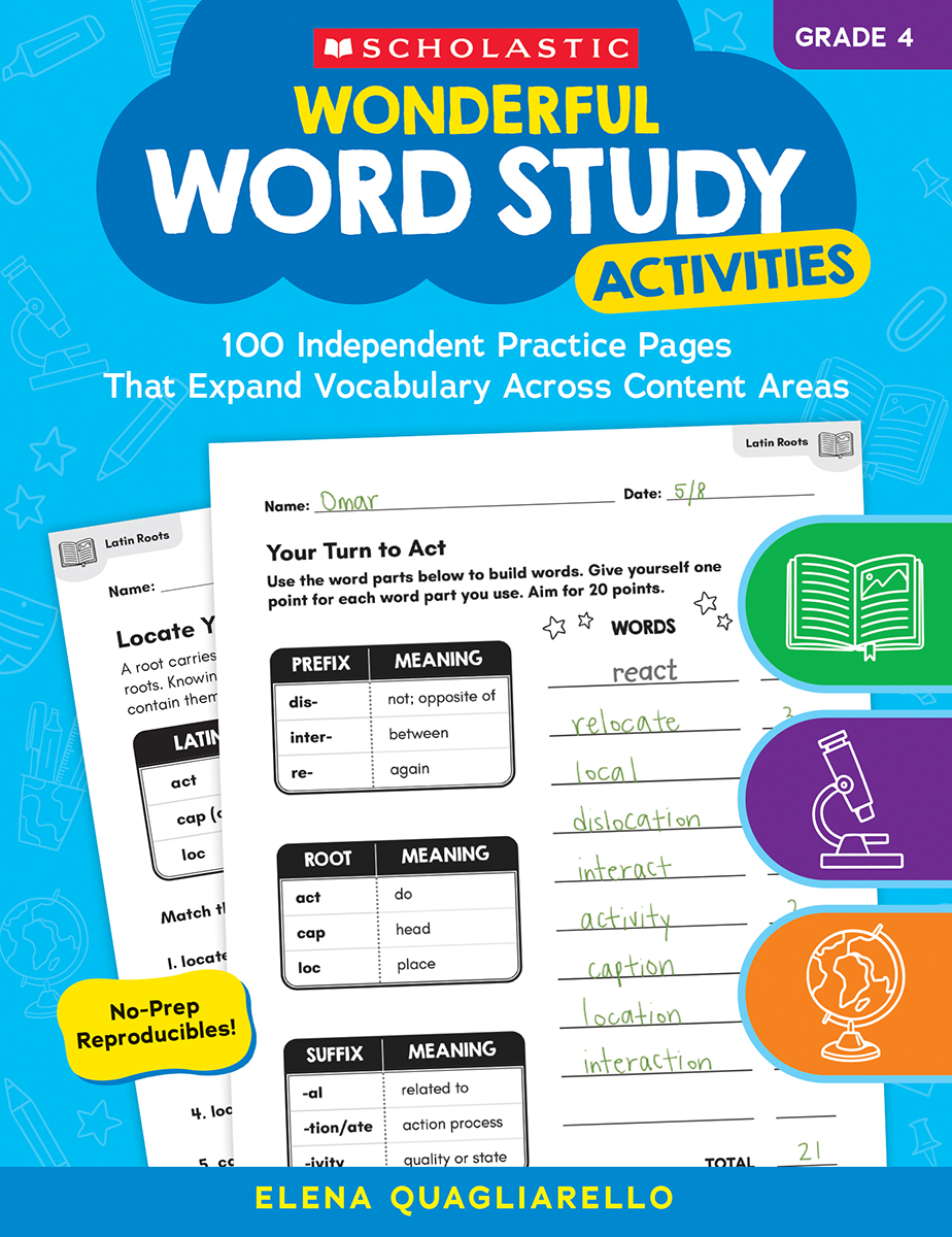 Wonderful Word Study Activities: Grade 4