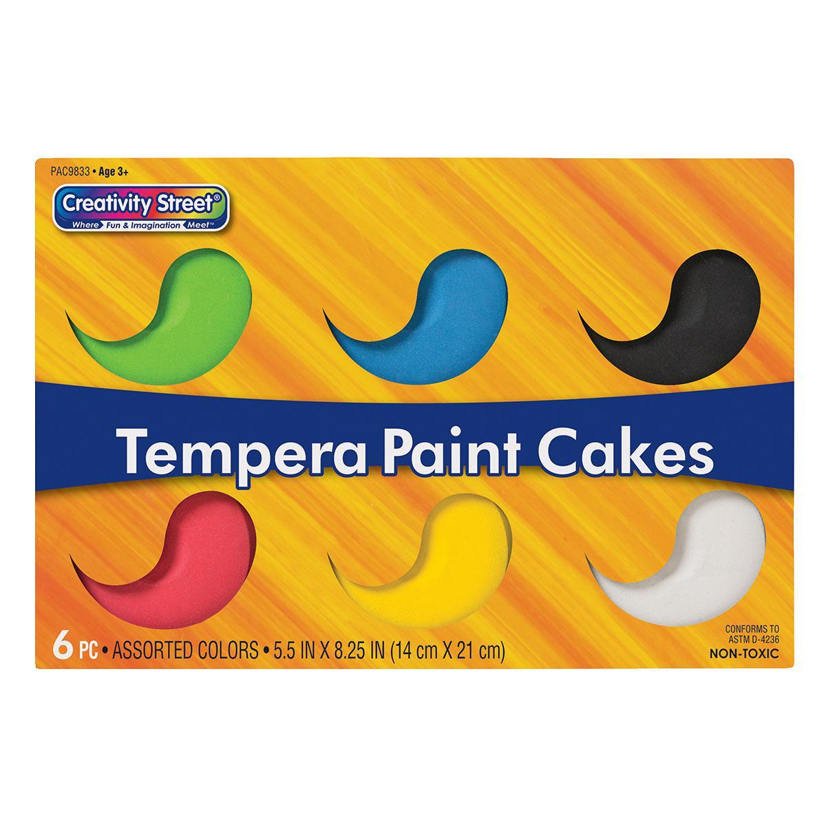  Creativity Street Tempera Paint Cakes 