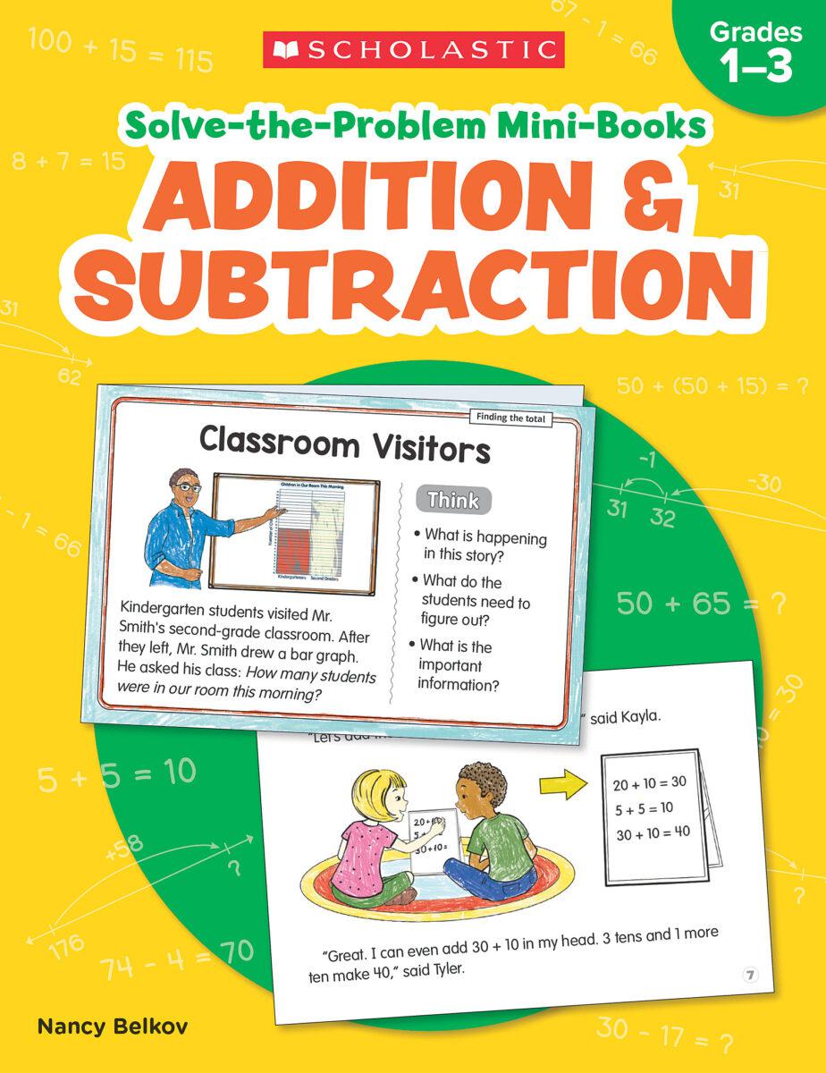  Solve-the-Problem Mini-Books: Addition &amp; Substraction 