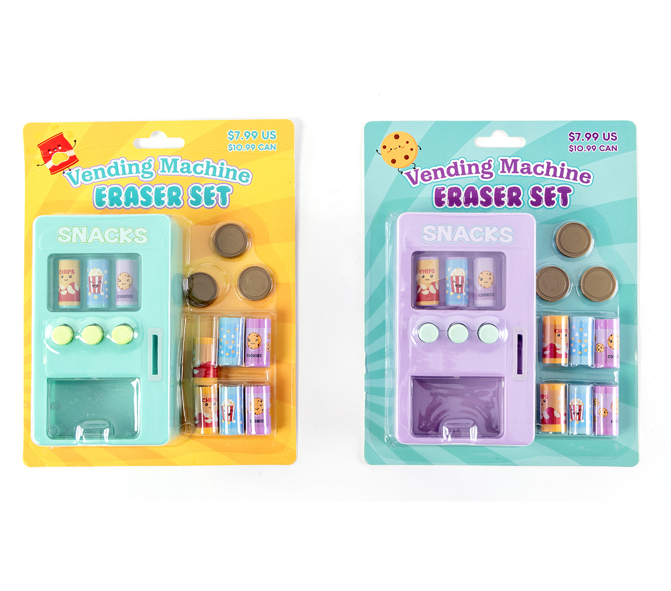  Vending Machine Eraser Set 