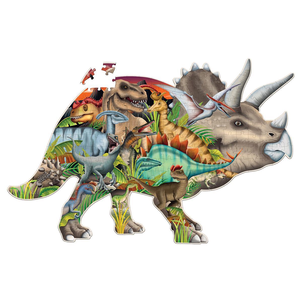  Wildlife World Dinosaurs Shaped Puzzle 
