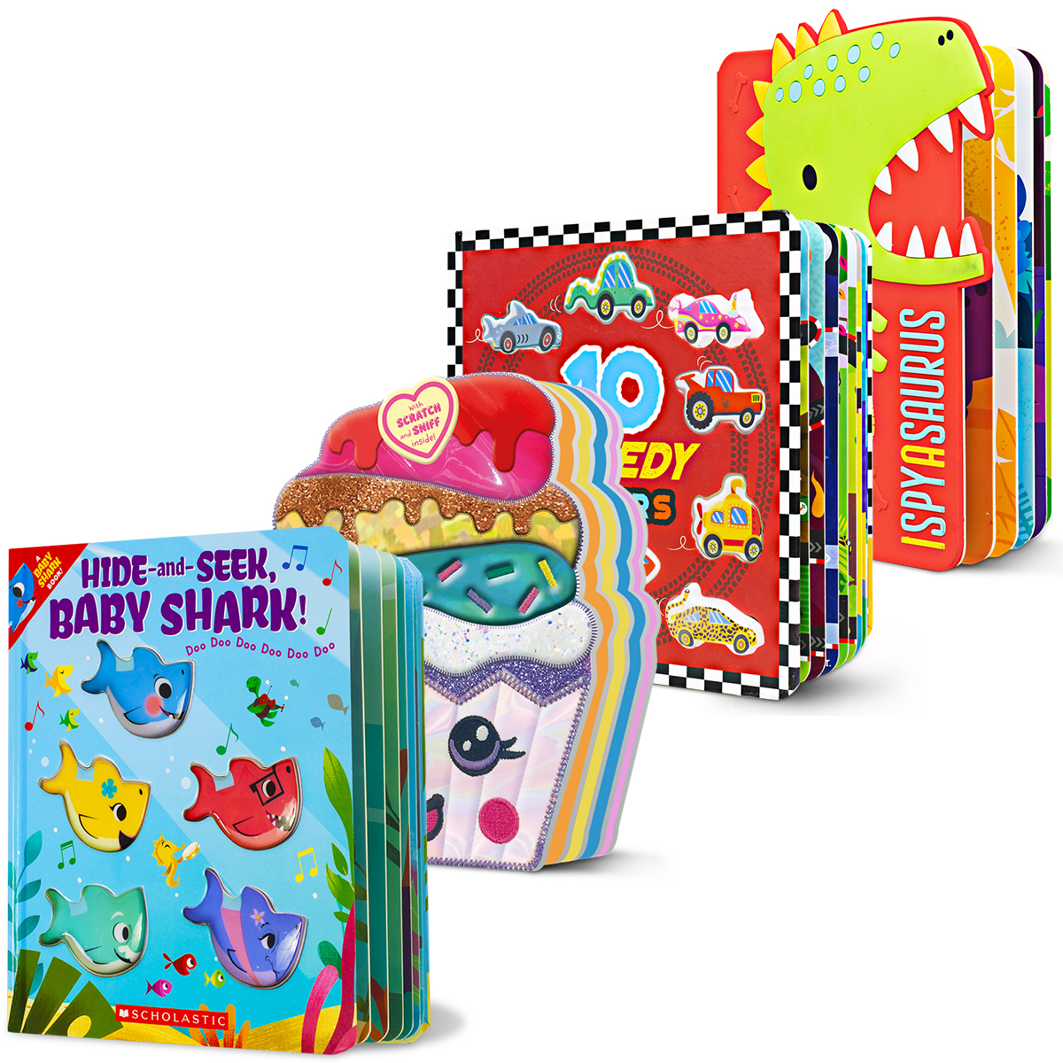  Touch &amp; Feel Interactive Board Book Pack 