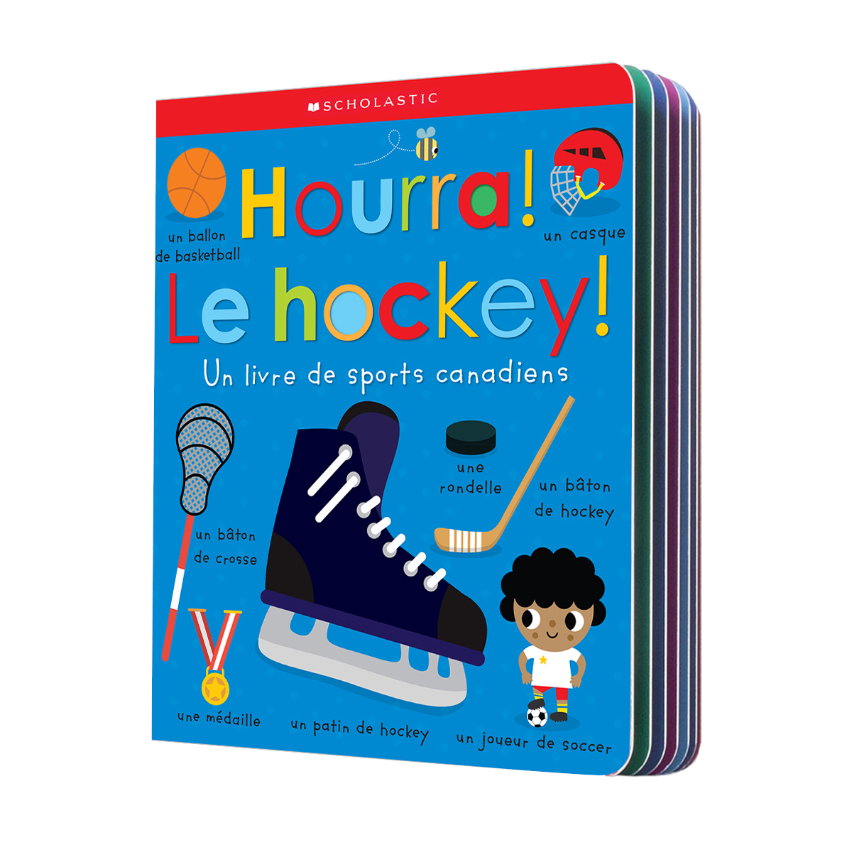  Hourra! Le hockey! Un livre de sports canadiens 