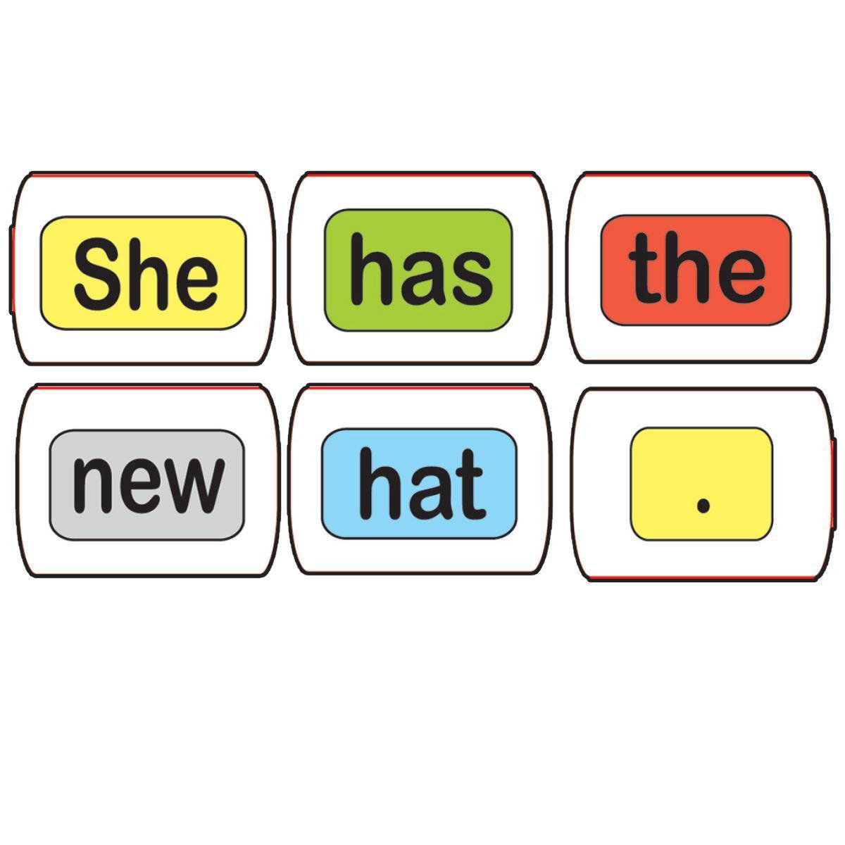  Sentence Building Foam Magnets 