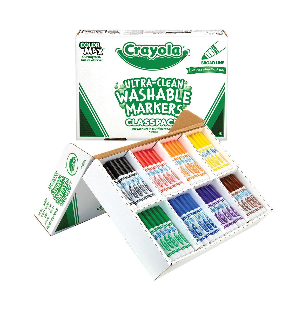  Ensemble de marqueurs lavables Crayola® 