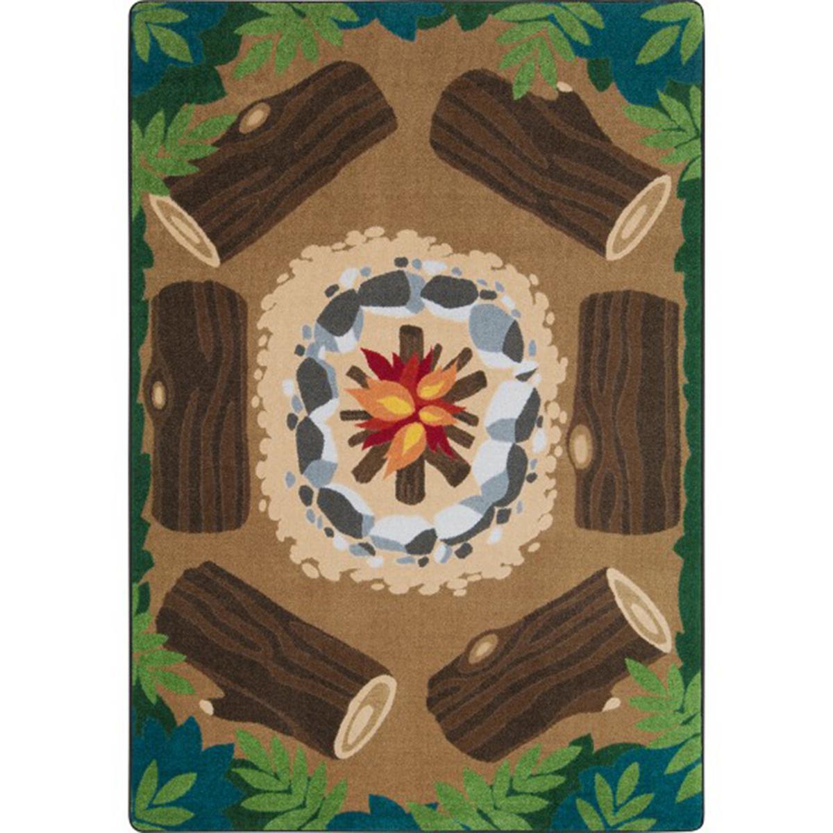  Tapis feu de camp 