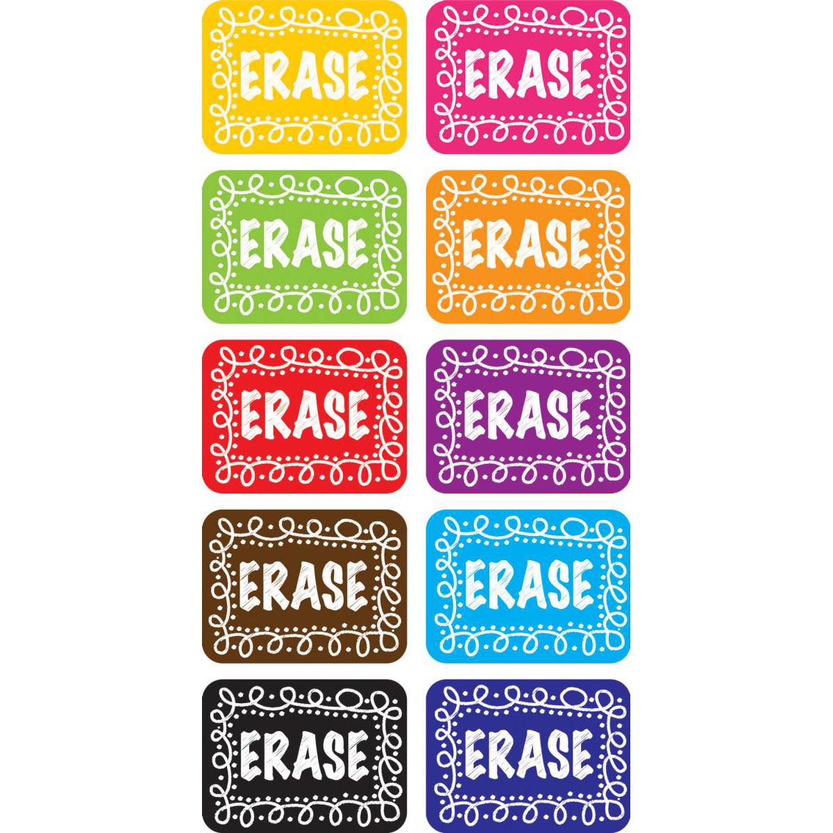  Mini Whiteboard Erasers 10-Pack 