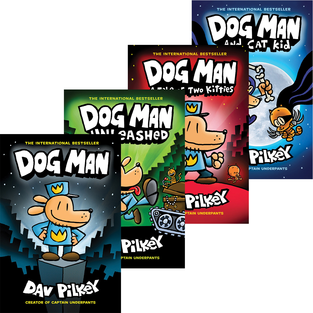  Dog Man #1-#6 Pack 