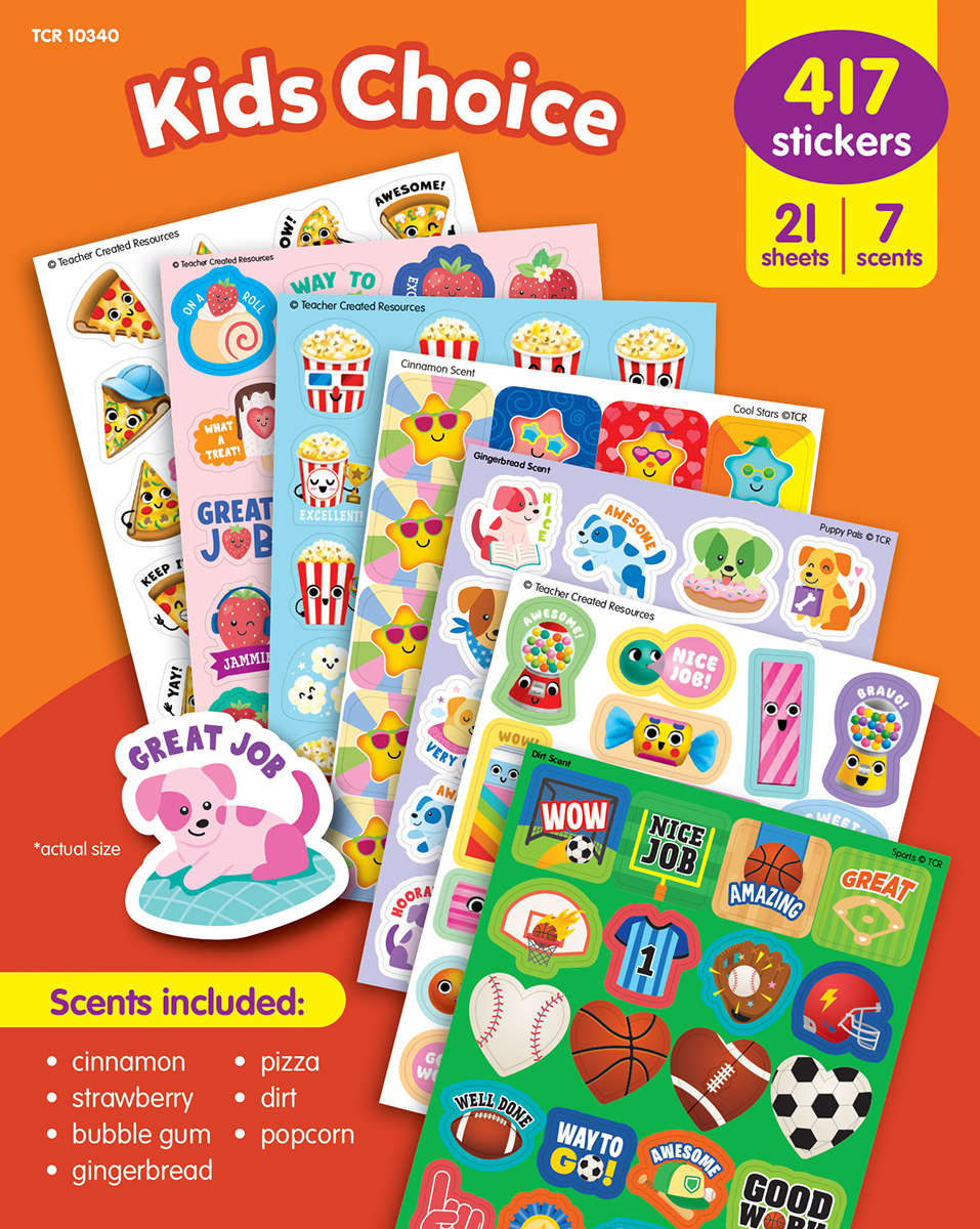 Kids Choice Smelly Stickers