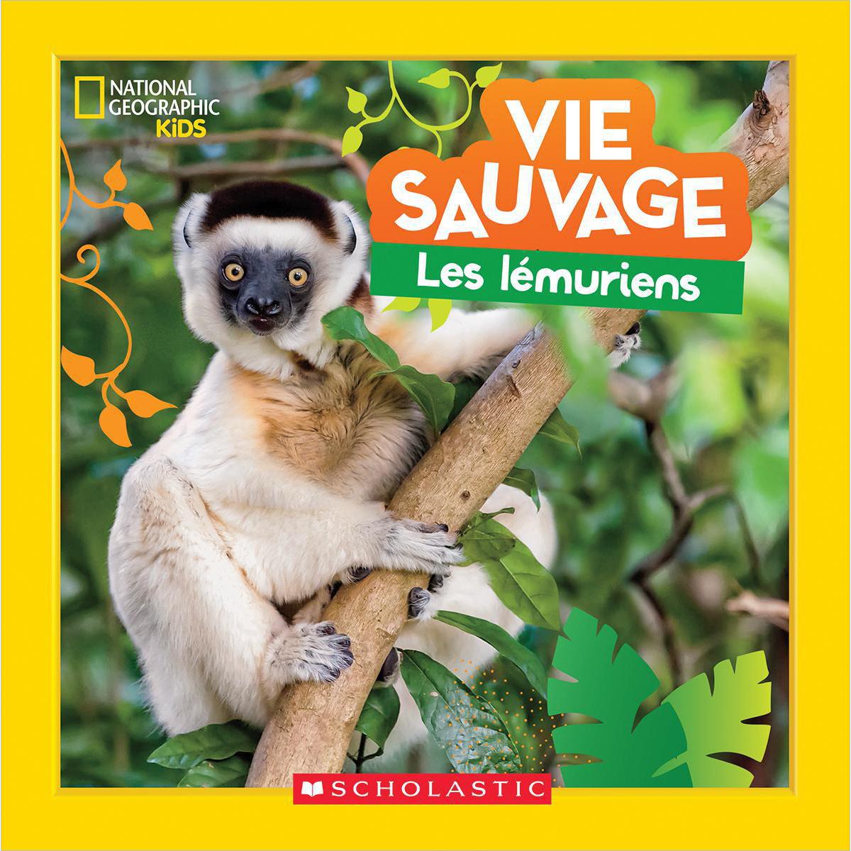 Livres-cadeaux National Geographic Kids : Vie sauvage - Les l&eacute;muriens -  5 livres
