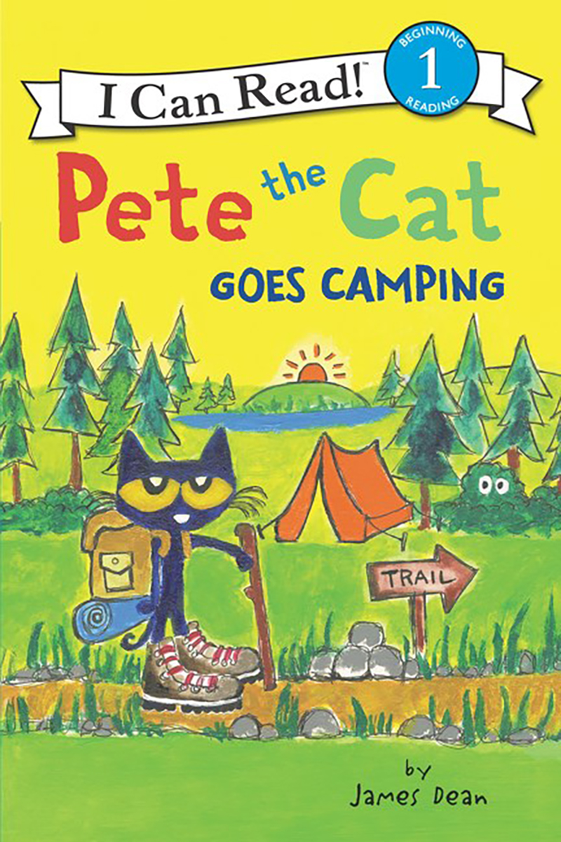 Pete the Cat Goes Camping (Level 1 Reader)