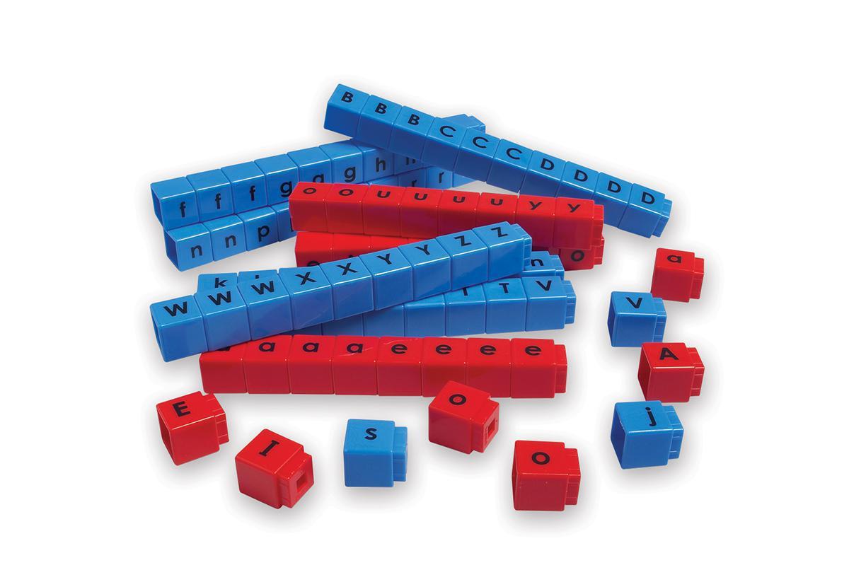 Unifix Letter Cubes: CVC Set of 90