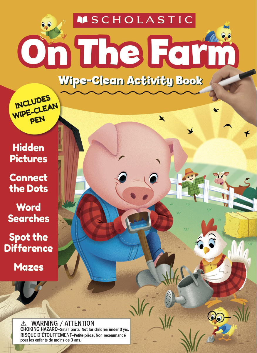  On the Farm: Wipe-Clean Activity Book 