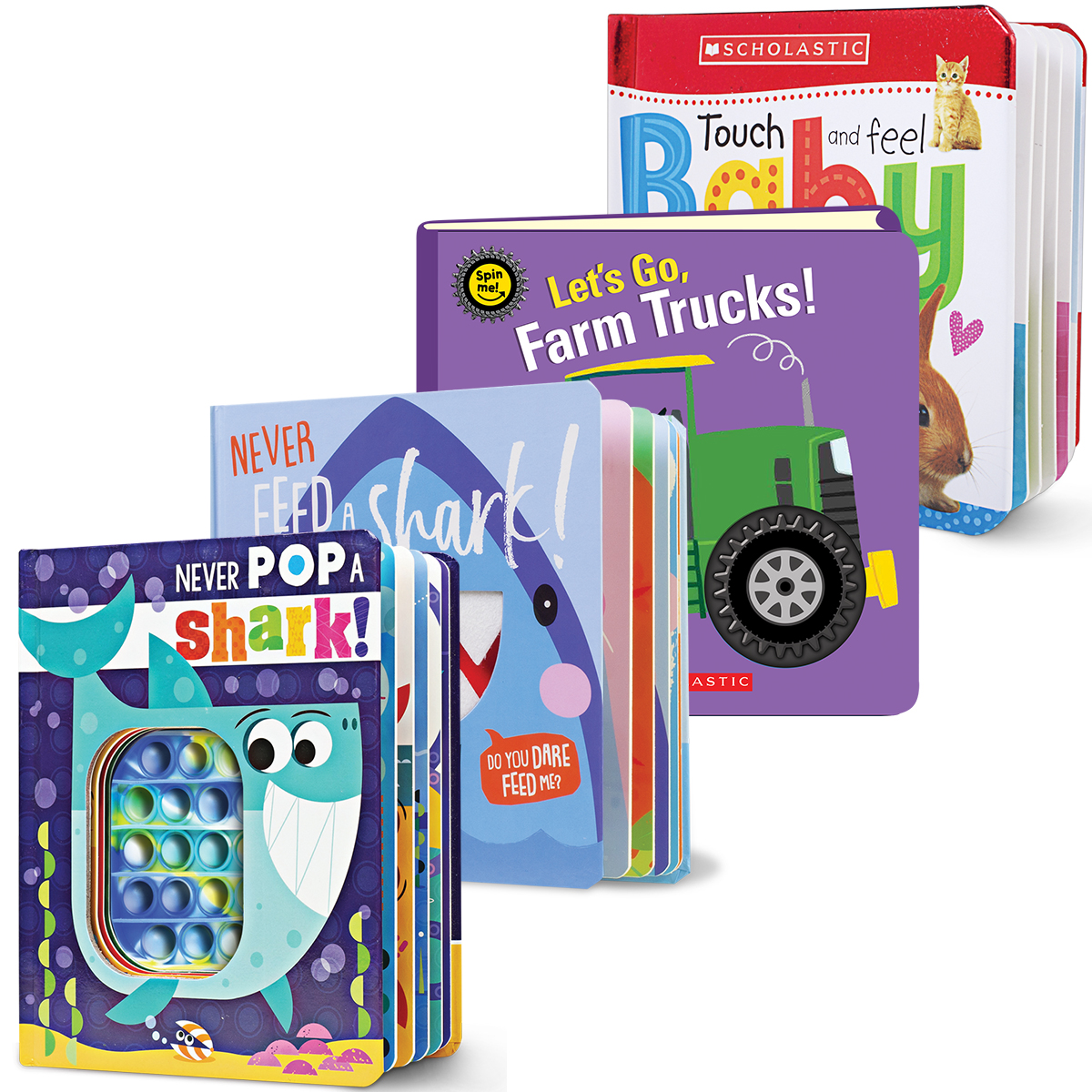  Touch &amp; Feel Board Books 5-Pack 