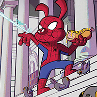 (PDF) July, Week 3 (Wednesday) Superheroes - Peter Porker, the Spectacular Spider-Ham Colouring Sheet